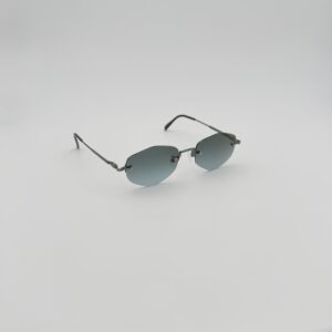 Jean Paul Gaultier Vintage Glasant – Occhiali da Sole Geometrici in Metallo Brunito
