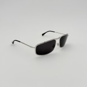 Occhiali da Sole Diesel Vintage Primi Anni 2000 – Wrap-Around in Metallo Silver