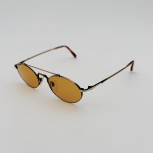 Occhiali da Sole Vintage Ovale a Doppio Ponte
