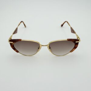 Occhiali Da Sole Vintage Luxury Cat-Eye con Lenti Marroni Sfumate