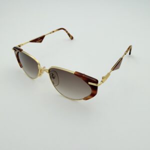 Occhiali Da Sole Vintage Luxury Cat-Eye con Lenti Marroni Sfumate