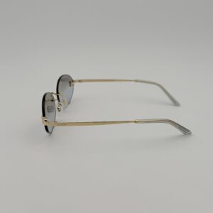 Occhiali da Sole Cartier C de Cartier in Metallo Dorato – Ref. W00762